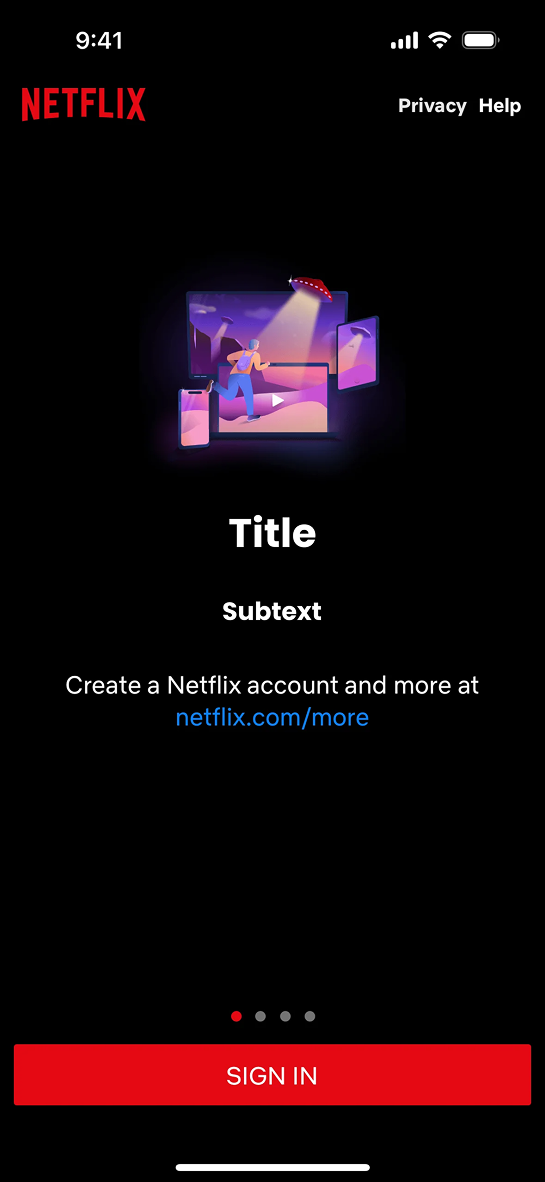 Write a Compelling Message for Netflix’s Sign-in Screen